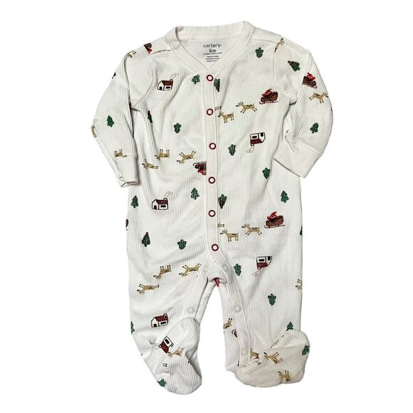 Carter's Thermal Footie Sleeper Size 6m - Picture 1 of 5